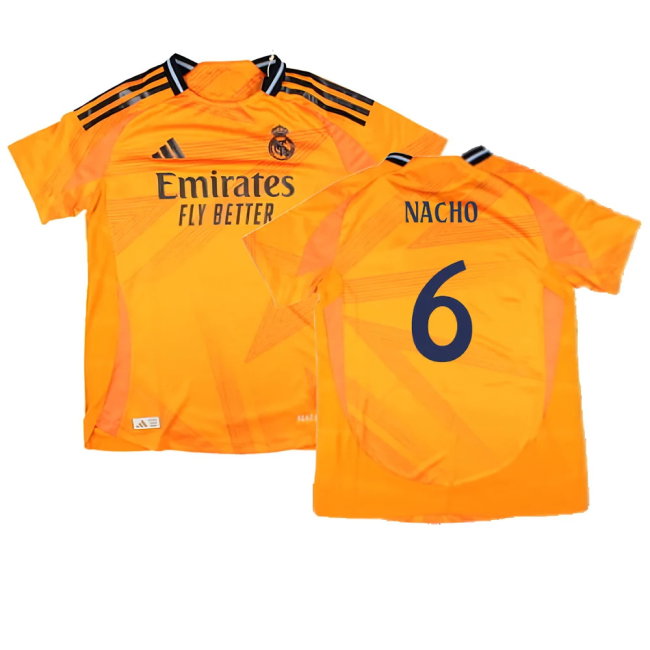 2024-2025 Real Madrid Authentic Away Shirt (Womens) (Nacho 6)-SoccerKits Hub | Buy Soccer Jerseys Online